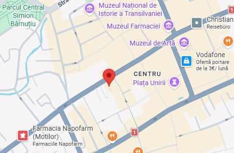Hartă atelier Memorandumului 15, Cluj-Napoca